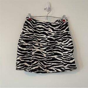 Wild Fable Zebra Print Skirt